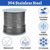 Heavy Duty Stainless Steel Cable Rope 304 Stainless Steel Garden Railing Wire  Outdoor Tent