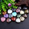 20Pcs Heart Gemstones Set Natural Romantic Love Stones Desktop Decoration Quartz Healing Stone Set Chakra Reiki Crystals for Meditation