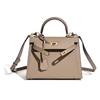 New Cowhide Leather Women's Bag Single Shoulder Messenger Bag Handbag Wide Shoulder Strap Fashion Niche Light Luxury High-end Bag