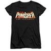 The Punisher: One Last Kill Womens/Ladies Fire Logo Fitted T-Shirt