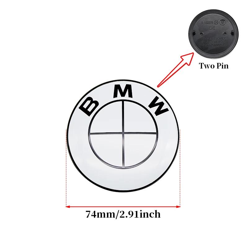 BVYD9 7Pcs ABS Car Front Grille Trunk Logo All white For BMW G30 G31 G38 G11 G12 G20 G28 F10 F48 F21 F22 Wheel Rim Decoration Cover