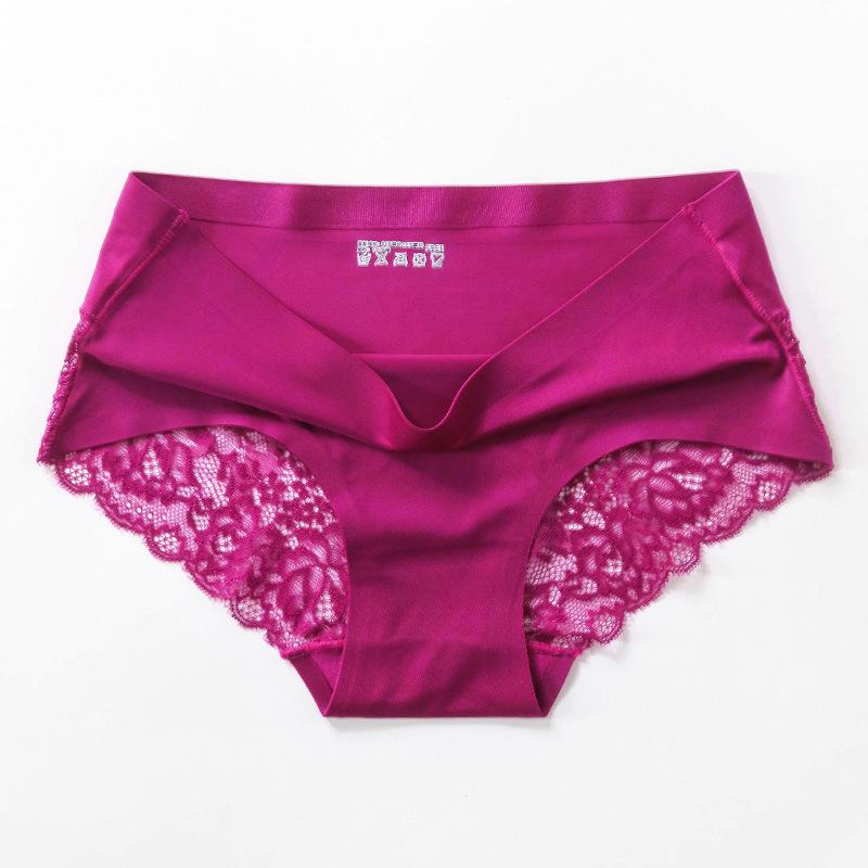 7 шт./компл. женские весенние универсальные повседневные кружевные трусы большого размера, женские летние однотонные бесшовные трусы со средней талией