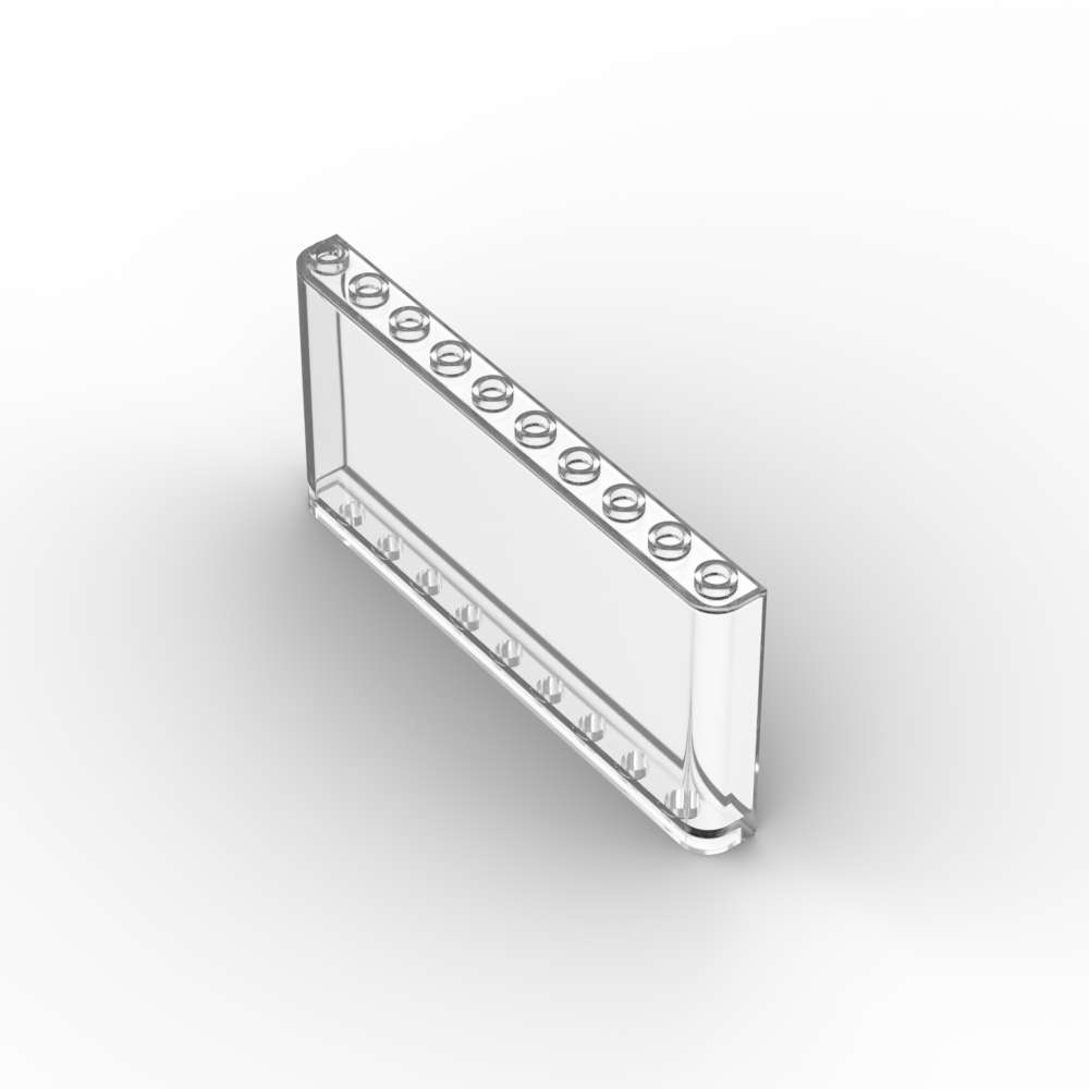 MOC 1 шт. 65735 Лобовое стекло 1x10x4 Набор строительных блоков Стеклянная стеновая панель Окно Кирпич Частица DIY Идея Игрушки Детский Подарок на день рождения