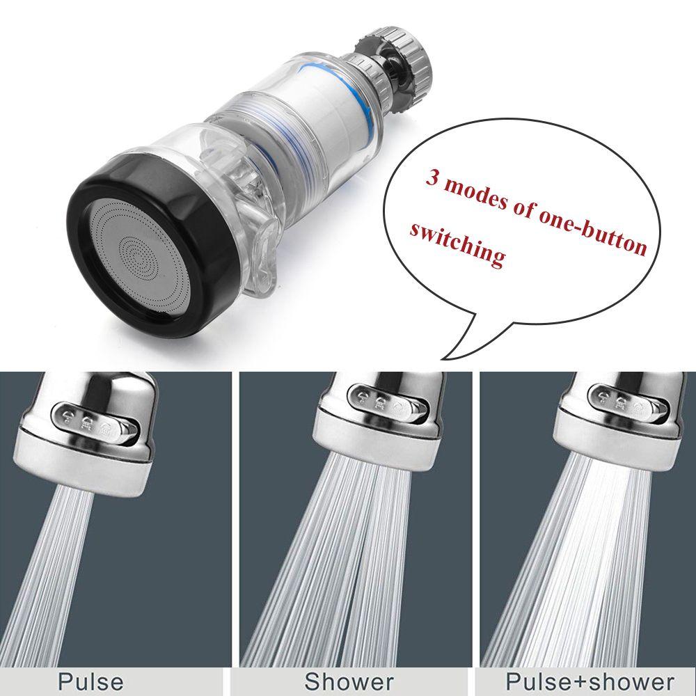 360° Aerator Connector Sprayer Filter Diffuser Tap Head Swivel Tap Water Purifier Faucet Nozzle