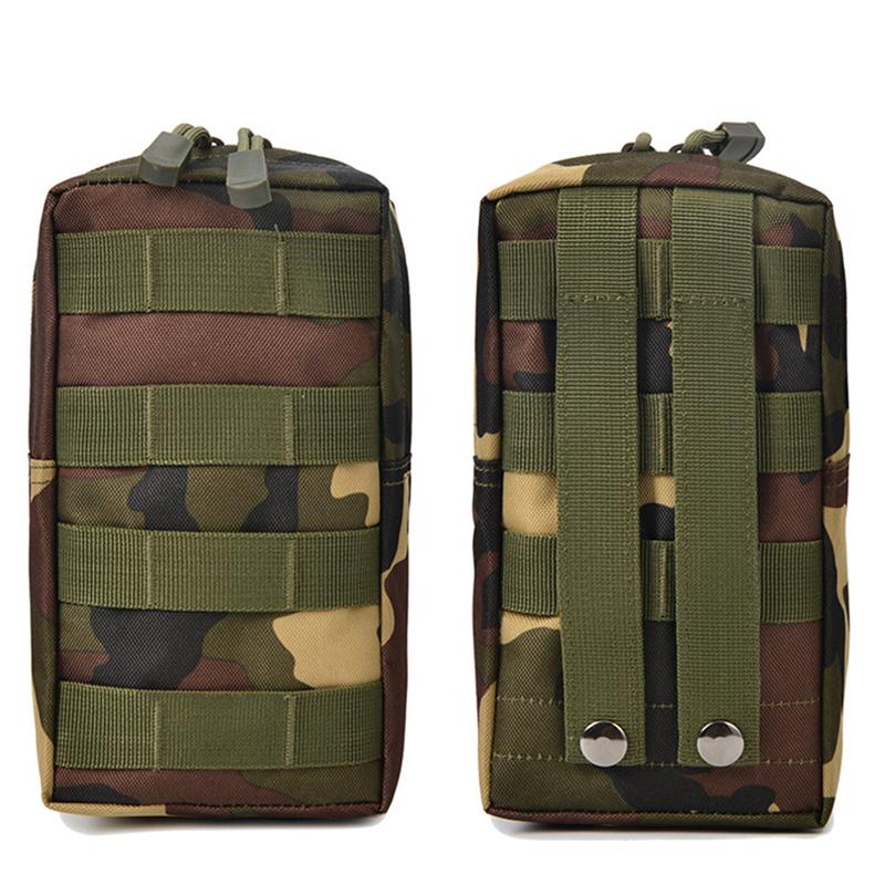 Multifunctional Sports Camouflage Cycling Waist Bag Outdoor Casual Mobile Phone Bag for Women Men