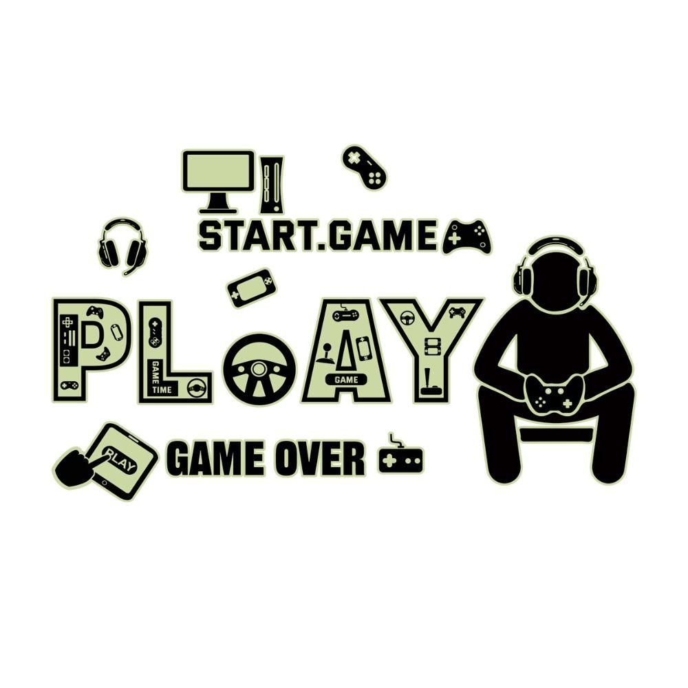 Kids Moon Cosmic Castle Home Decor Self-adhesive Luminous Wall Sticker Wall Decal Glow In The Dark