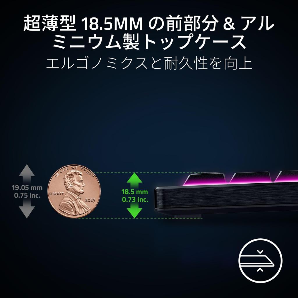 Razer BlackWidow V4 Tenkeyless HyperSpeed JP Yellow Линейный переключатель Игровая Тонкая Желтая Линейная Механическая Алюминиевая Верхняя панель 11 Элементов управления Японская раскладка