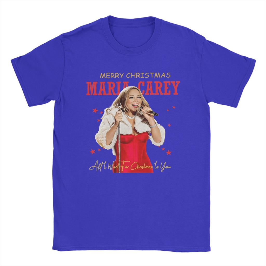 Mariah Carey All I Want For Christmas Is You T Shirt Hip Hop T Shirts Short Sleeve Vintage Tshirt Beach Cotton O Neck Tees