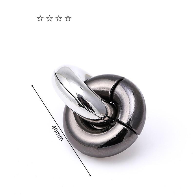 Kid Educational Puzzle Toy Luban Lock Alloy Logic Puzzle Chinese Play Classical