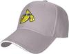 Muscular Banana Cool Graphic Baseball Cap Adjustable Polyester Casual Dad Hat for Men Women