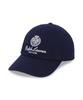 Кепка-бейсболка из твила с вышитым гербом POLO RALPH LAUREN - Темно-синяя