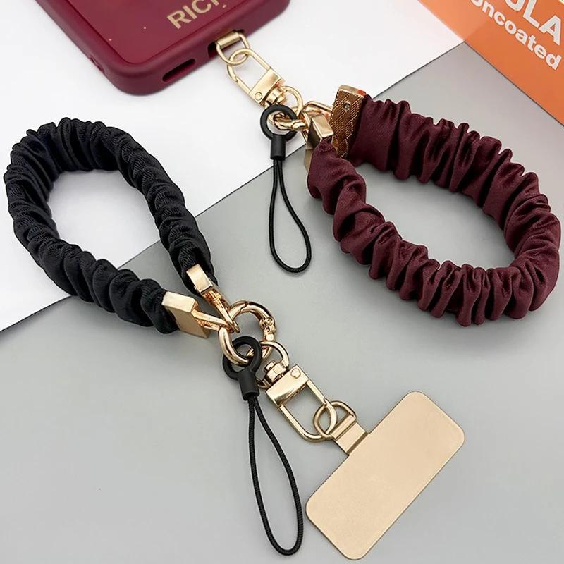 Mobile Phone Lanyard Cloth Anti-lost Mobile Phone Chain Women's Phone Lanyard High-grade Wrist Bracelet for Women Decoration