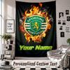 Custom Tapestry Wall Hanging, Sporting CP Personalized Name Text Home Wall Decor