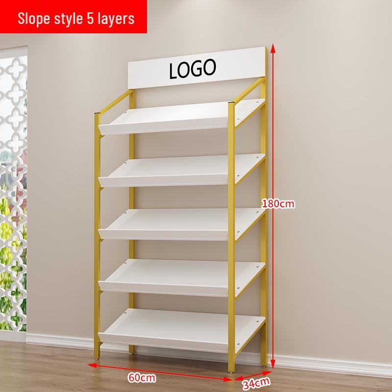 Shoe Rack & Display Stand for Shopping Mall: Versatile Showcase for Shoes, Bags, Cosmetics, Wine, and Apparel