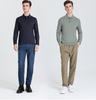Machine Washable Long staple Cotton Men's Long-sleeved T-shirt