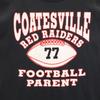 HANES 90s Made In USA Old Football COATESVILLE RED RAIDERS Short Sleeve T-shirt Men's Used