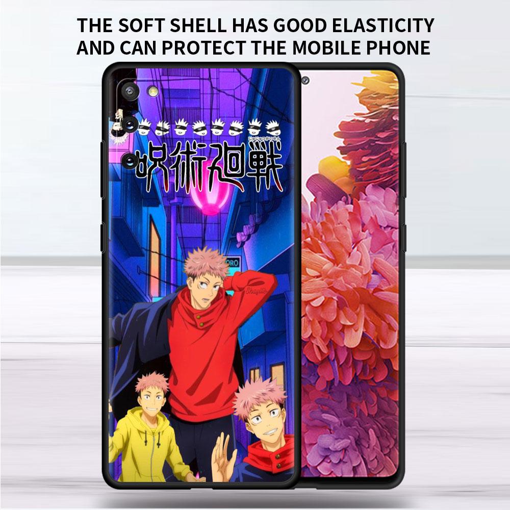 Мягкий чехол для Samsung Galaxy Note 20 Ultra 10 Plus Lite A50 A70 A20 A40 A20e 9 8 A60 A10e Funda, чехол для телефона в стиле аниме Jujutsu Kaisen