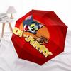 1pc Tom Jerry Adventures Umbrella with Plastic Handle,Suitable for All Seasons Travel Outdoor Multi-functional UmbrellaDCS140