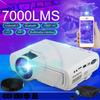 Projector T5 LCD 7000 Lumen 1080P Full HD Wifi Bluetooth Mini Home Theater Android 6.0 Audio Speaker Home Theater Cinema