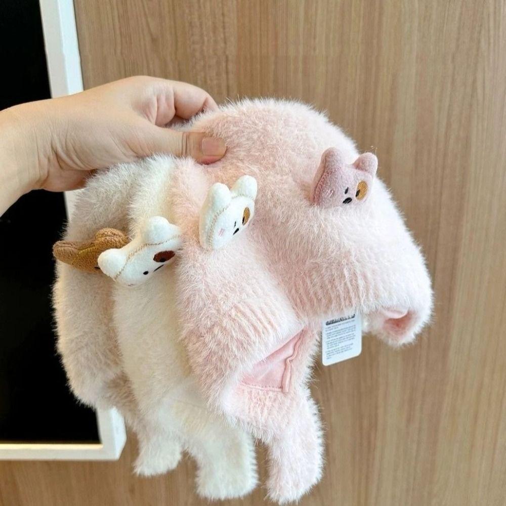 Plush Baby Hat Soft Earflap Hat Cute Baby Bonnet Baby