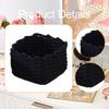 Macrame Woven Decorative Basket Minimalist Heavy Duty Storage for Nursery Closet Decor