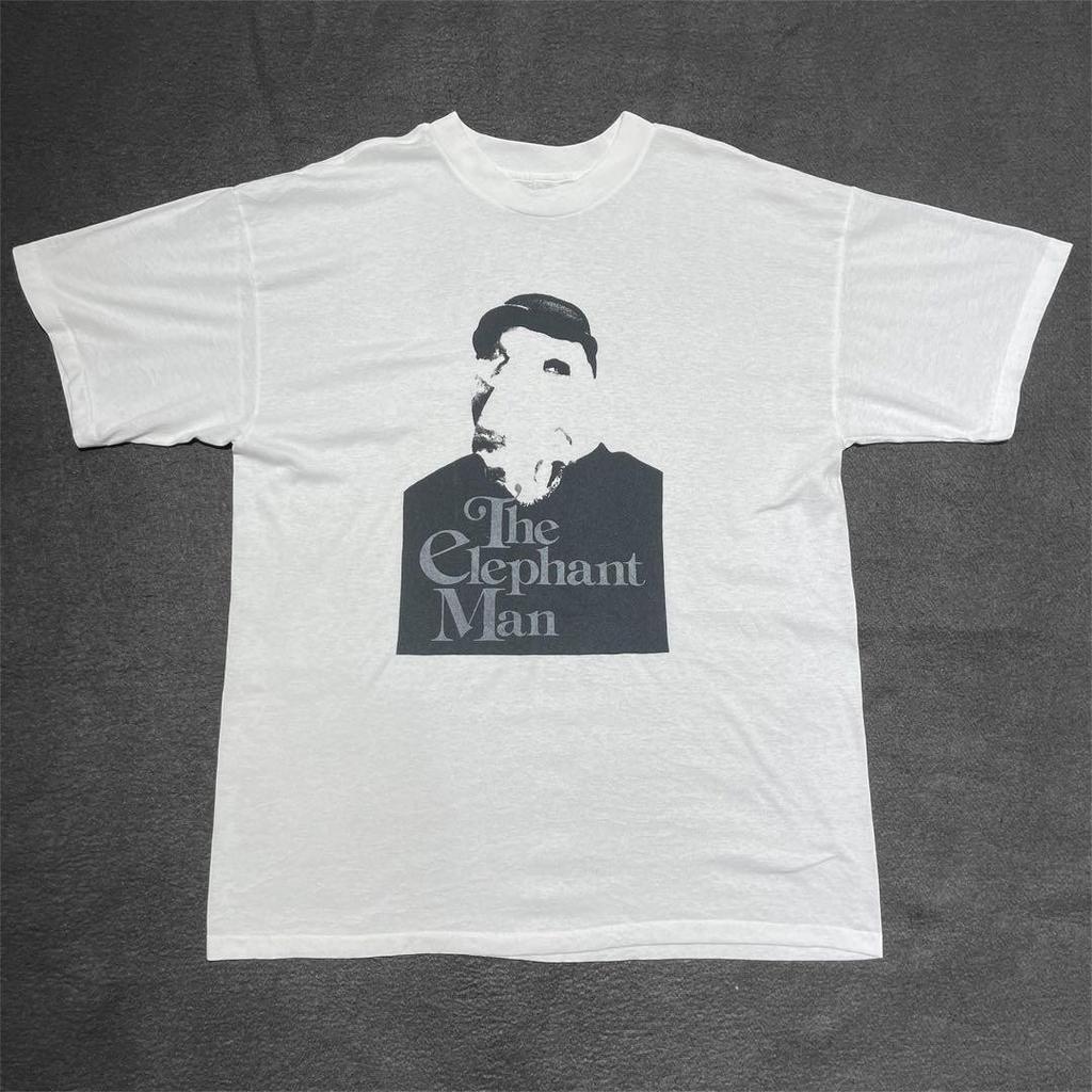 Elephant Man Movie White Unisex Cotton T-Shirt