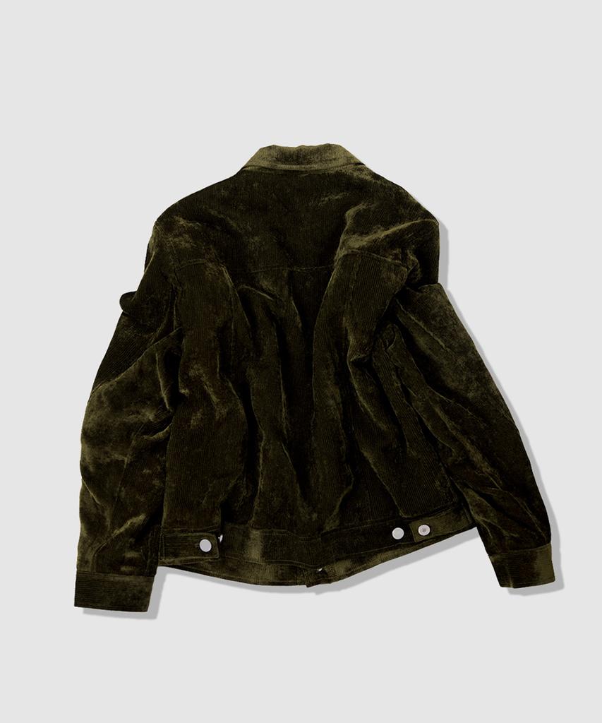 Anytime Loreak Clematis Corduroy Jacket - Khaki