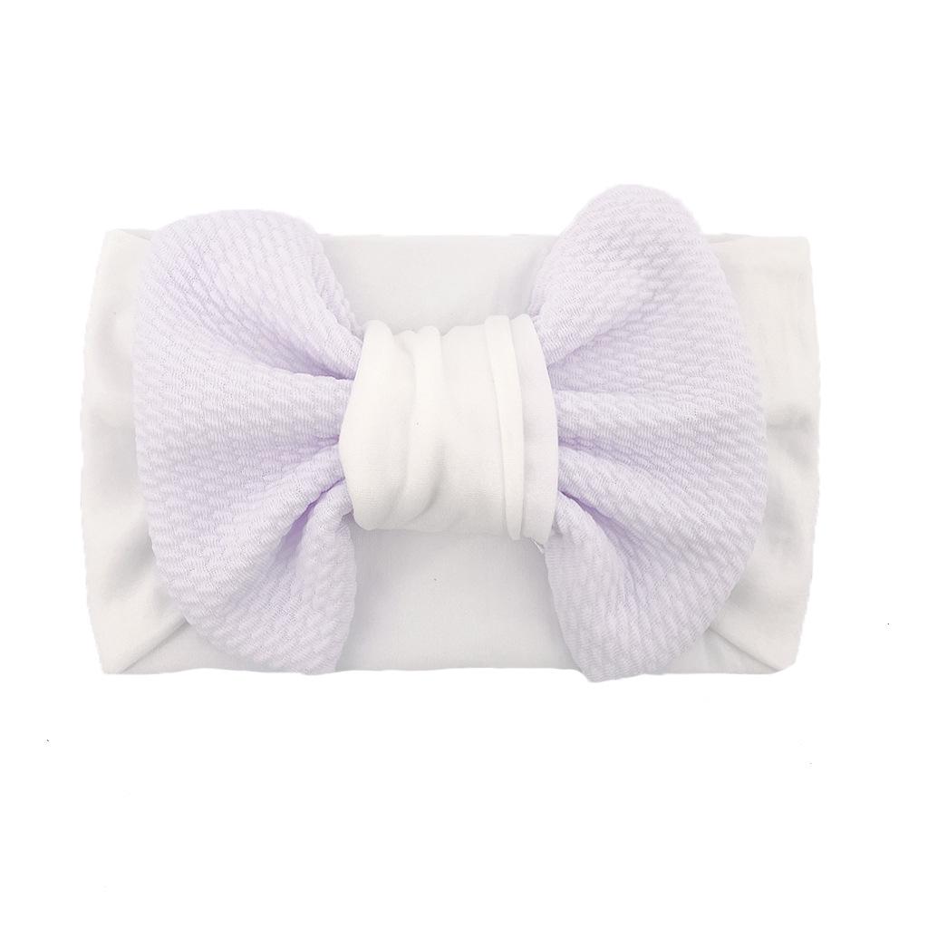 Весна 2022 Нейлоновая повязка на голову с бантом для младенцев и малышей — приятная для кожи и дышащая