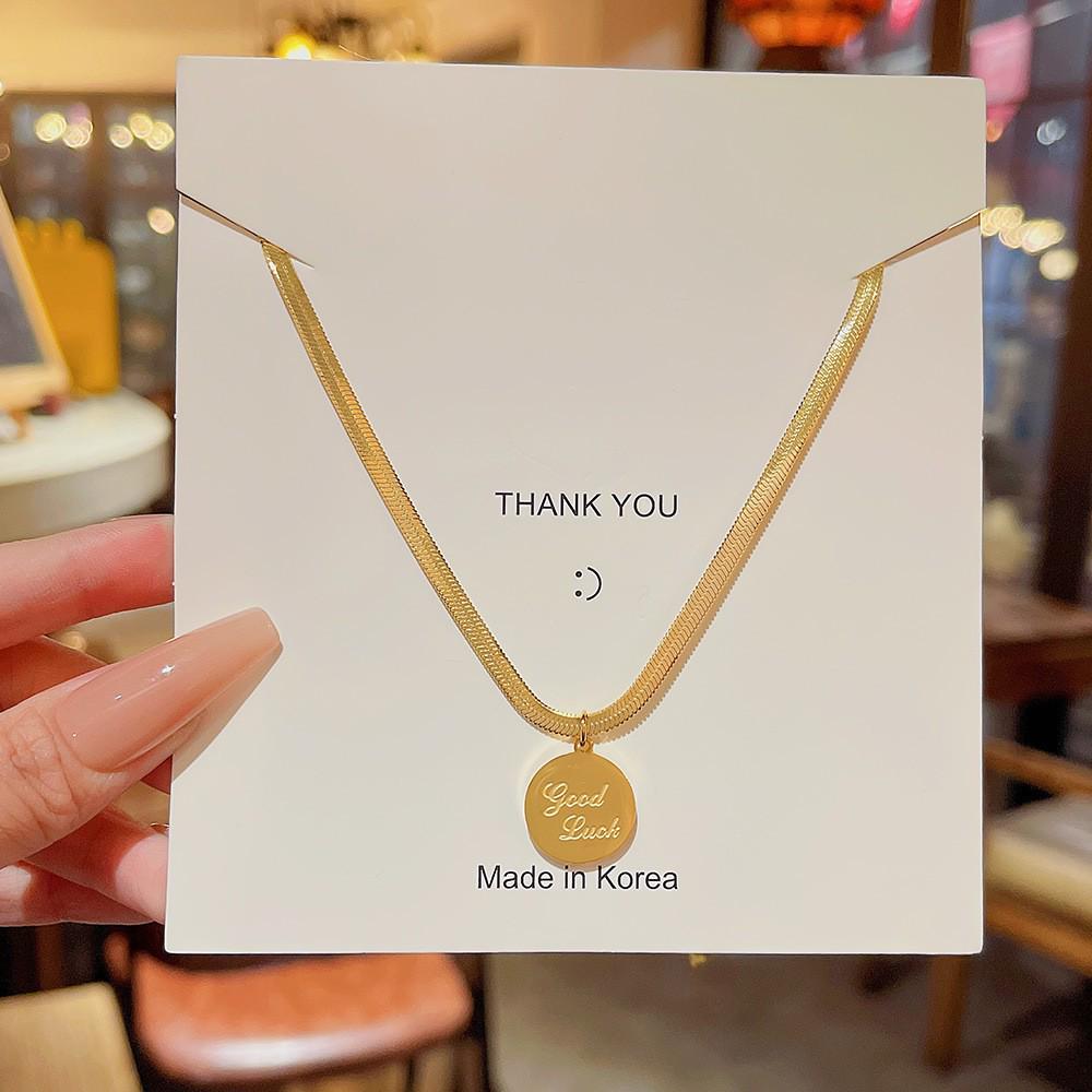 Стильное титановое цирконовое ожерелье с медведем 2025 для женщин - Изысканная ключичная цепочка