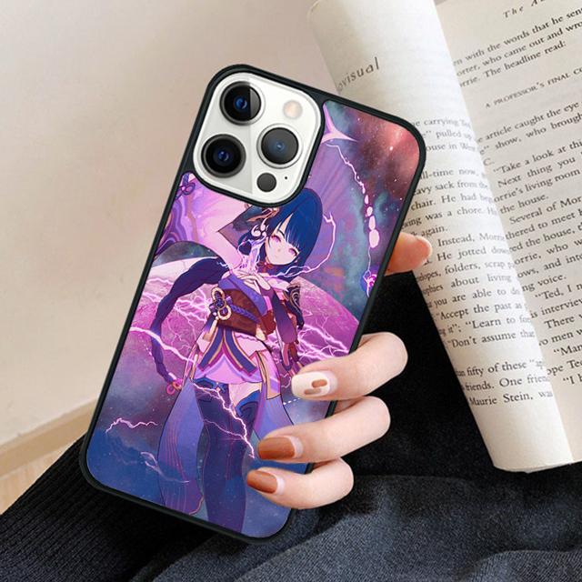Кейс для телефона Baal Raiden Shogun Genshin Impact для iPhone 17 Air 16 15 14 plus 12 13 pro max coque Fundas