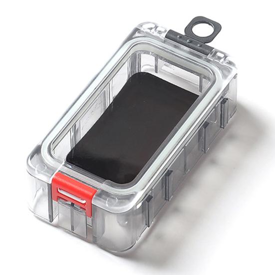 Коробка для рыболовных приманок, светящаяся в темноте, магнитная, прозрачная, портативная, водонепроницаемые, рыболовные крючки, мягкая и жесткая наживка, инструменты для рыбалки, чехол-органайзер для снаряжения