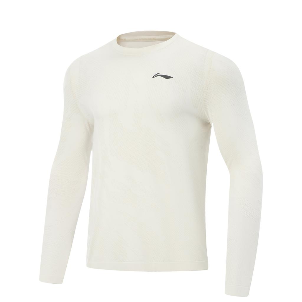 Li Ning Running Series Round Neck Logo Stitching T-Shirt Men Tops ATLV285-2