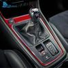 Настоящая мягкая карбоновая наклейка для Seat Leon 2017 2018 LHD RHD Панель внешней рамки рычага переключения передач автомобиля Отделка Внутренние аксессуары