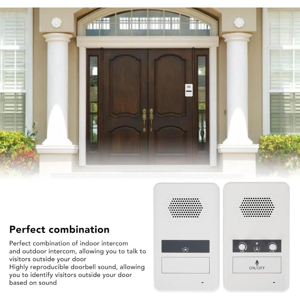 Home intercom, 656-foot home intercom system, room-to-room intercom, bank, office, store, and station counter intercom system (1 set)