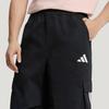 adidas Брюки карго мужские черные умеренные KW0676