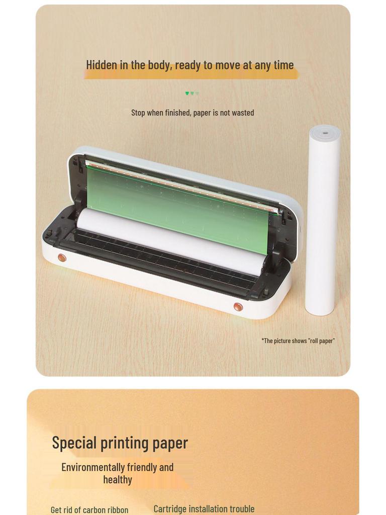 Бумага для термопринтера PeriPage A40 быстросохнущая высокой четкости A4 для фотографий