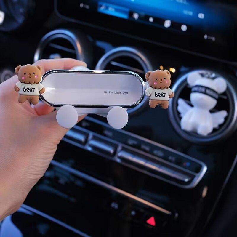 Car mobile phone cartoon holde car holder navigation fixed buckle multifunctional product