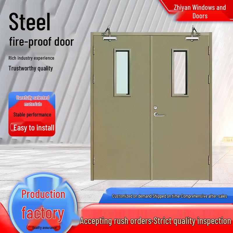 Fireproof & Blast-Proof Steel Door for Chemical Labs - Explosion-Proof, Soundproof, and Venting Features.