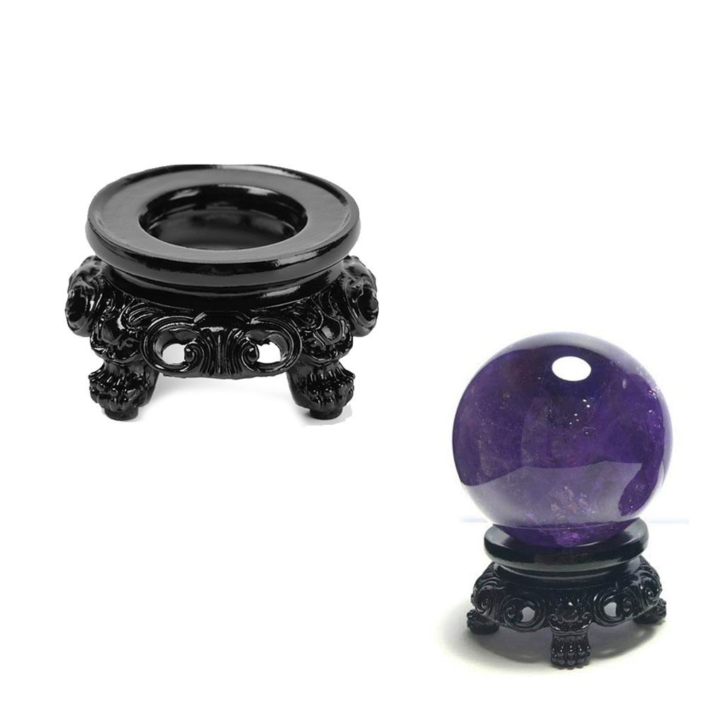 Fixed Seat Desktop Ornament Decorative Sphere Pedestal Crystal Ball Base Display Stand Globe Holder
