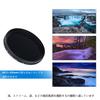 JJC Variable ND Neutral Density Adjustable Compatible with Including Canon EF 50mm EF 85mm Fujifilm XF XC and Thin Frame Filter Protective Case Fiber