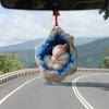 Geode Animal Decoration 2D Acrylic Forest Crystal Cave Little Animals Christmas Hanging Ornament for Xmas Tree Decor