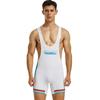 Men's Fun Tight Vest Wrestling Suit Fitness Swimming Shark Pants Body Suit Lingerie