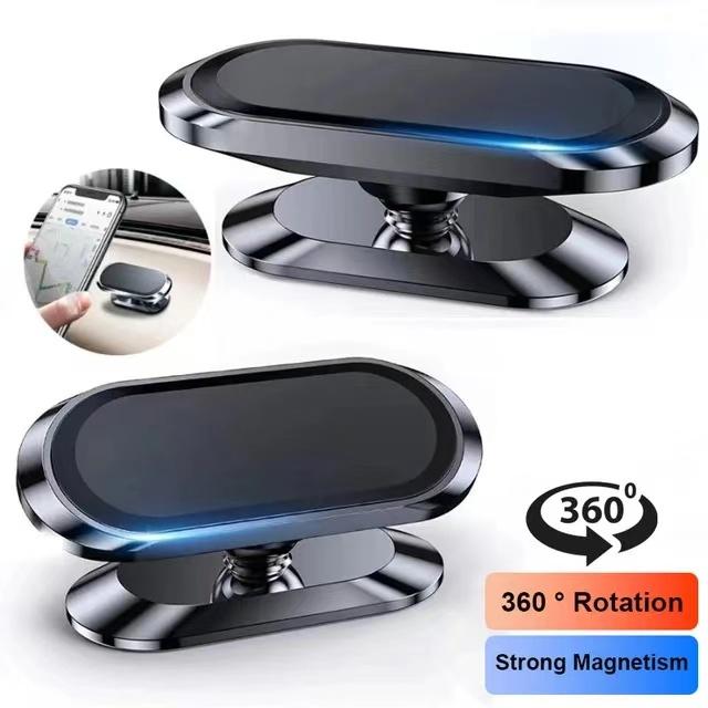 360° Magnetic Car Phone Holder Magnet Smartphone Mobile Stand Cell Support For iPhone 17 16 15 14 13 X Xiaomi Samsung