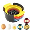 3-in-1 Multifunctional Stainless Steel Egg Cutter, Egg Cracker, Egg Preserver, Matsuka Egg Cutting Artifact, Fruit Slicer, Kitchen Utensil (style)