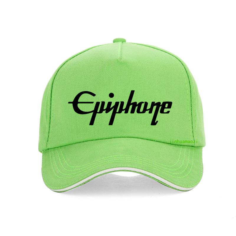 New Popular Epiphone Guitars Logo Unisex Baseball Cap Fashion Brand Guitar Lover Hat Unisex Women Adjustable Music Cap
