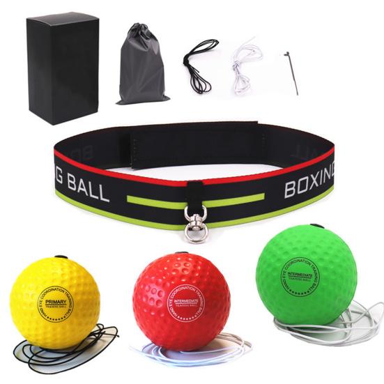 Набор боксерских мячей Yousheng с повязкой на голову, регулируемый, легкий, портативный, скорость удара, боксерский мяч, средство для тренировки координации рук и глаз