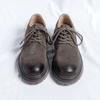 Classic Brand Men's Suede Leather Shoes Thick Soled Lace Up Oxford Shoes Commuting Interview Men's Business Shoes Handmade Soles