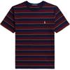 Polo Striped Round Neck Short Sleeve Cotton T-Shirt Kids Tops 323979347-001