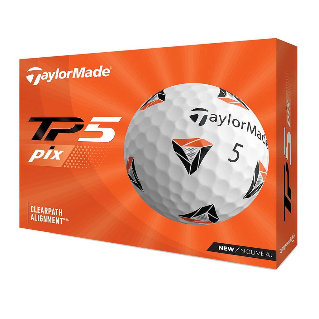 Мячи для гольфа TaylorMade TP5 Pix 2.0 (Дюжина)
