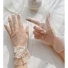 Женские перчатки для защиты от солнца, весенние и летние, кружевные, тонкие, с сенсорным экраном, для вождения, дышащие, солнцезащитные, для улицы, для езды на велосипеде